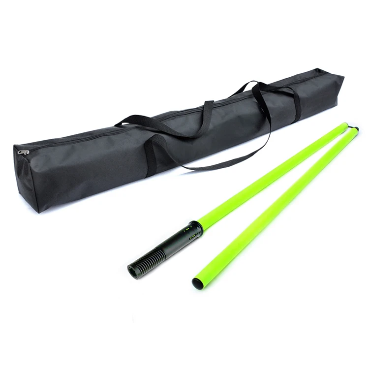 

Good Value A Set Of 8 ABS Foldable Slalom Pole for agility training with Spring Spike, 5 colors