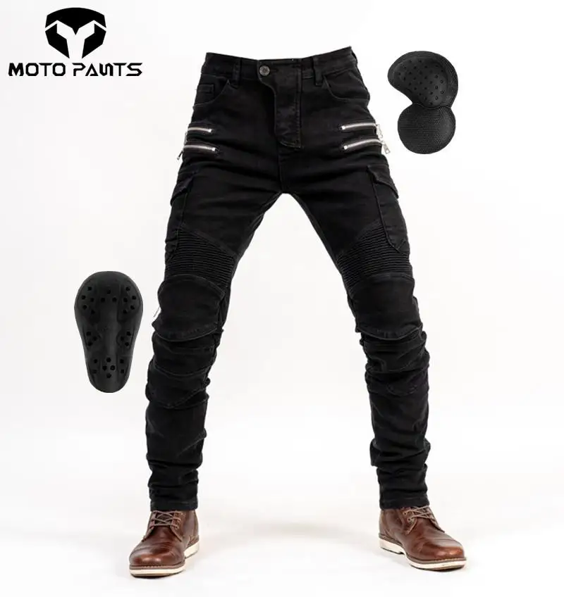 

New Fashion Black Rock Biker Jeans Manufacturing Companies German Jeans