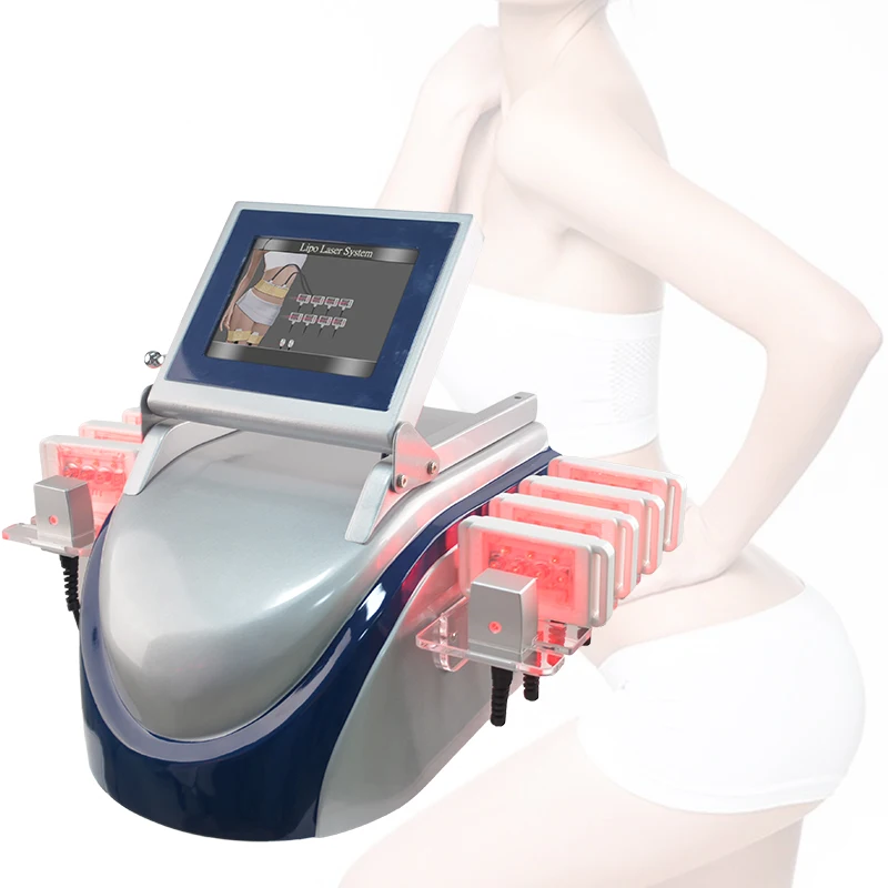 

New Model professional 650nm&980nm diode laser cellulite removal fat burning lipo body slimming machine