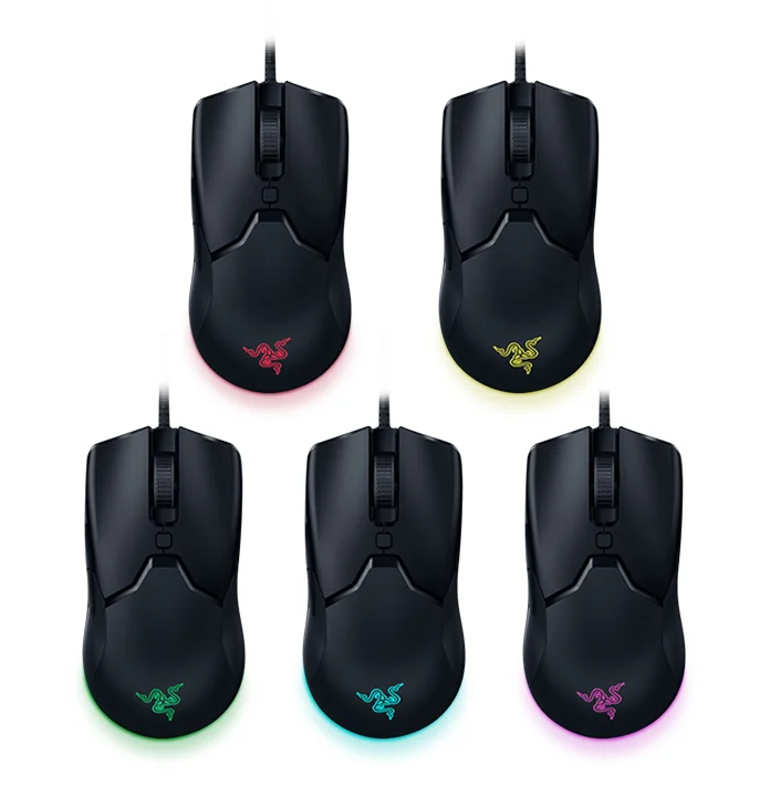 

Razer Viper Mini Wired Gaming Mouse 8500 DPI RGB Gaming Mouse razer viper mini mouse, Black