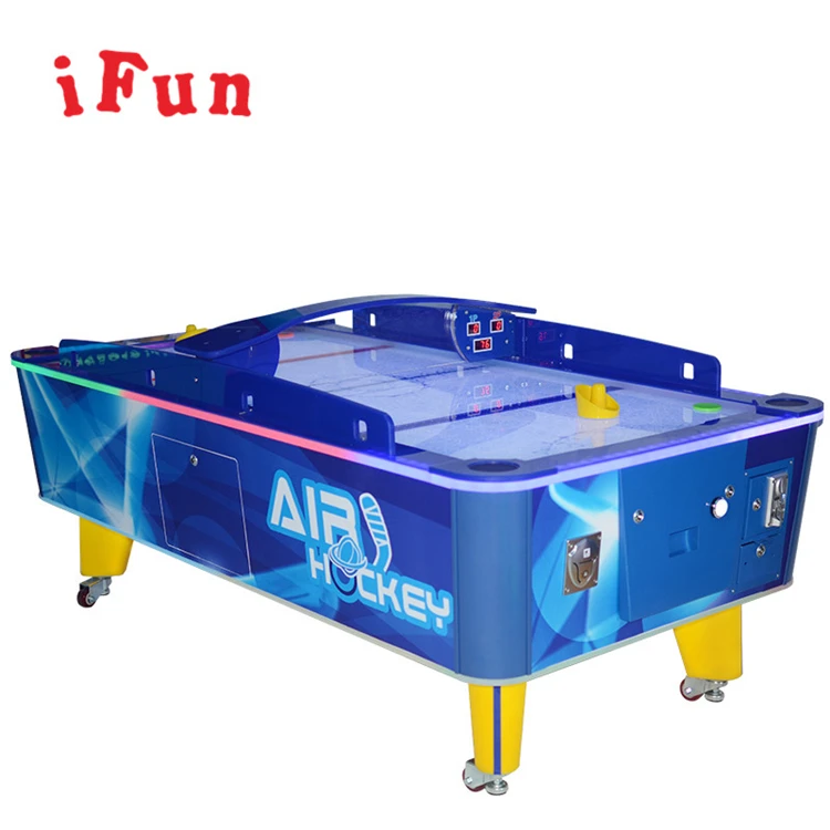 Light blue air hockey