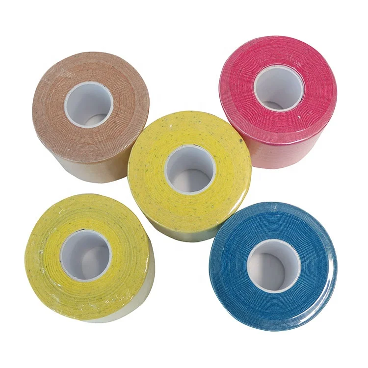 

BLUENJOY Elastic Adhesive Sport Tape For Protecting Sport, Colorful eelastic waterproof kineisology tape