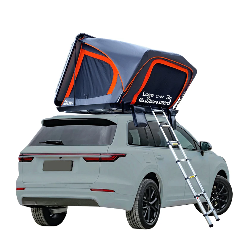 

WILDSOF New Hard Shell Aluminum Outdoor Roof Top suv tent custom aluminum roof top tent hard shell rts soft rooftop tent