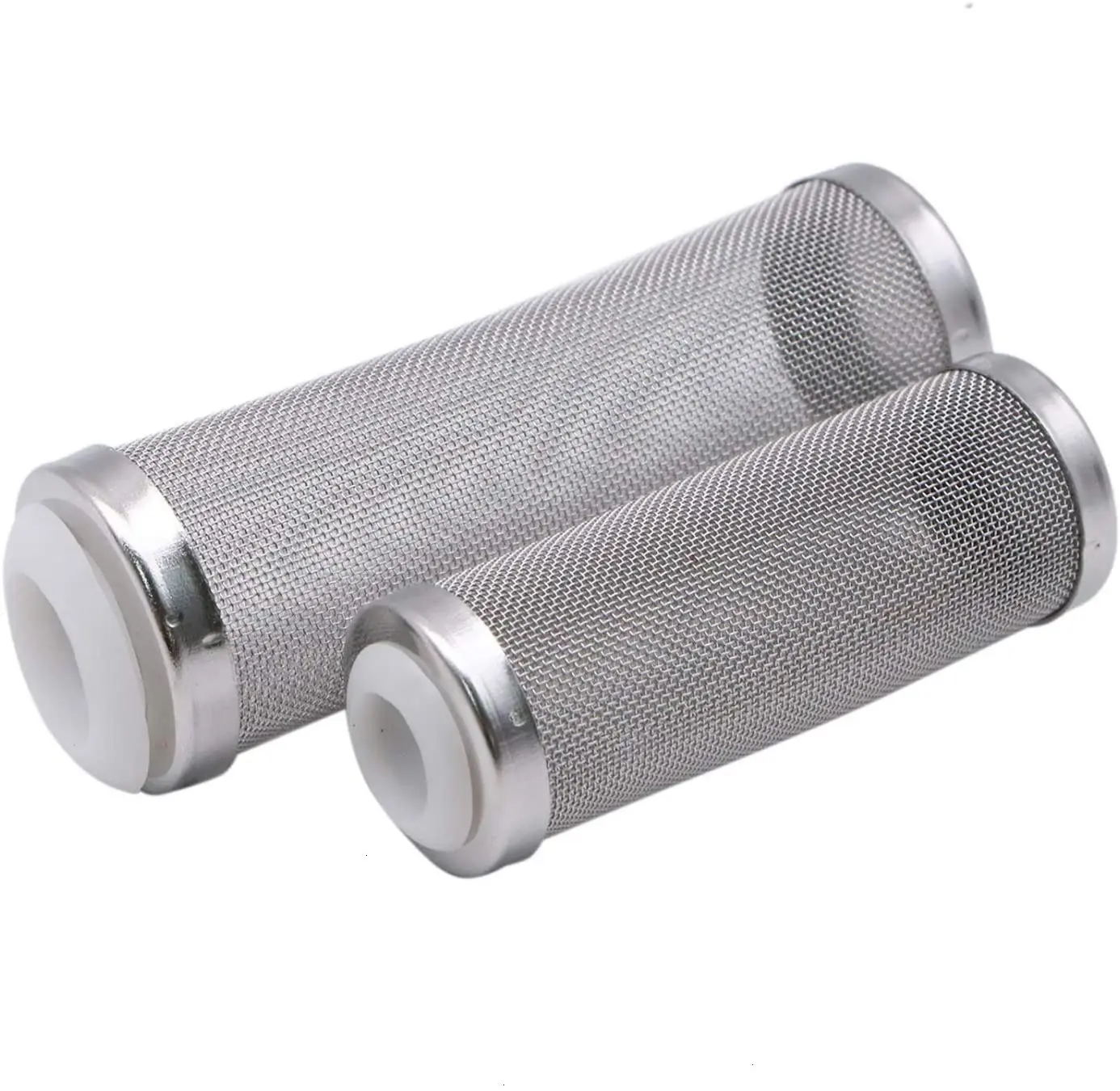 

16mm Inflow Mesh Fish Tank Filter Intake Strainer, Stainless Steel Mesh Filter for Protect Aquarium Filter.Size:L
