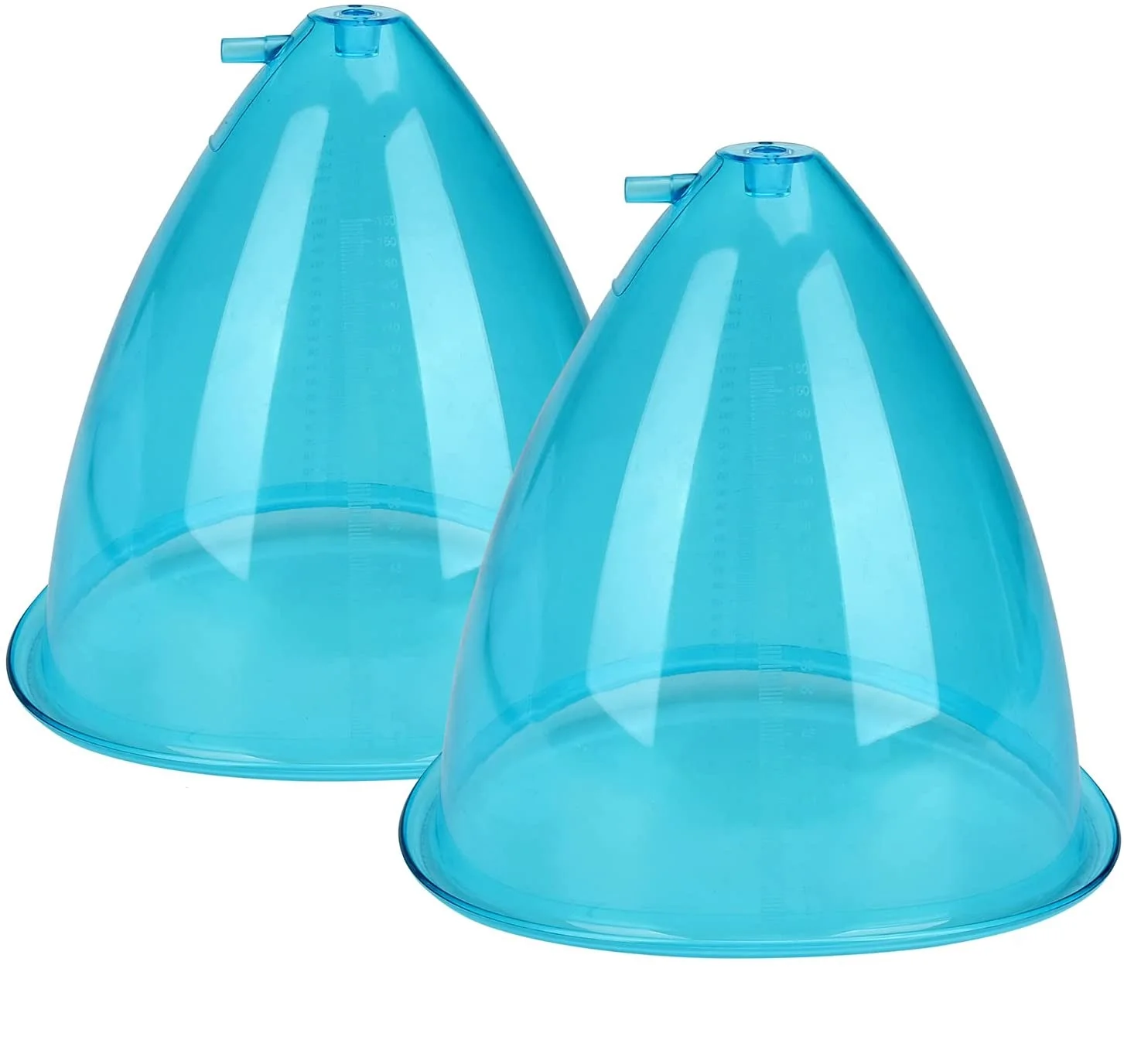 

80Pcs/Case  Largest XXL Size Plastic Blue Big Cup For Colombian Butt Lift Treatment Buttock Breast Enlargement Vacuum Sucti