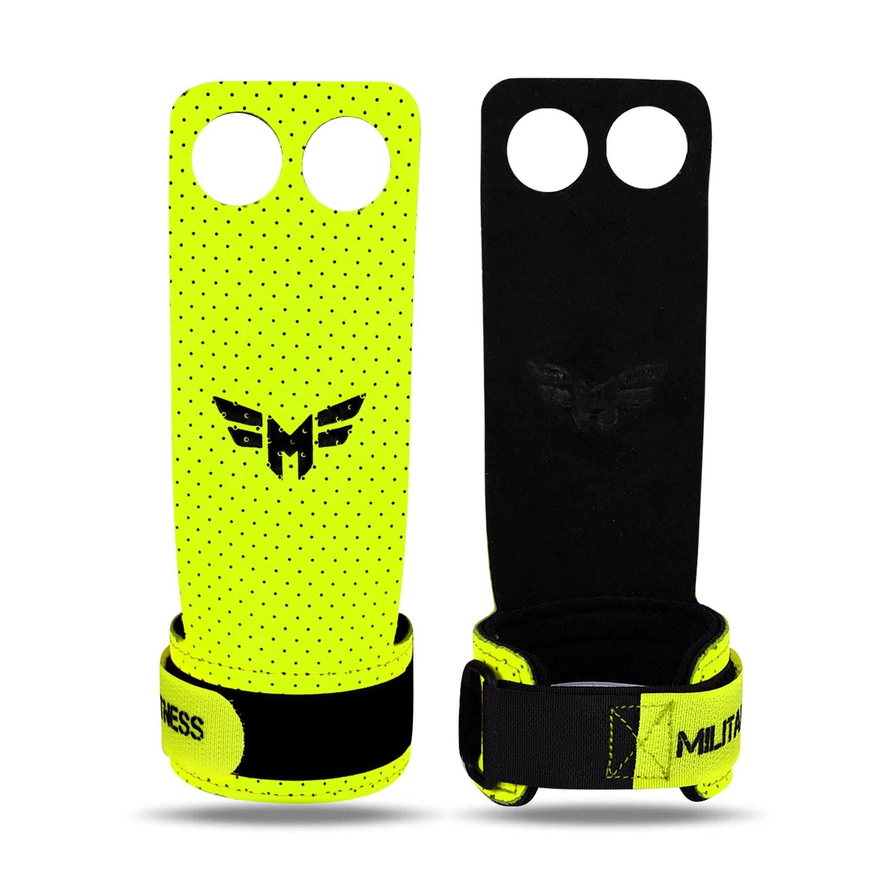 
Sold Synthetic Leather weightlfiting palm protection hand grips 