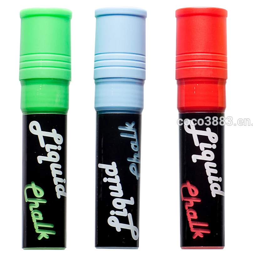 

Hot selling 20 MM Parallel Nib Non Toxic & Safe Neon color Liquid Chalk Marker