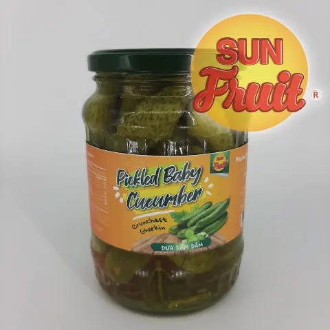 SunFruit Pickled Baby Cucumber in Tin Can 360Gr