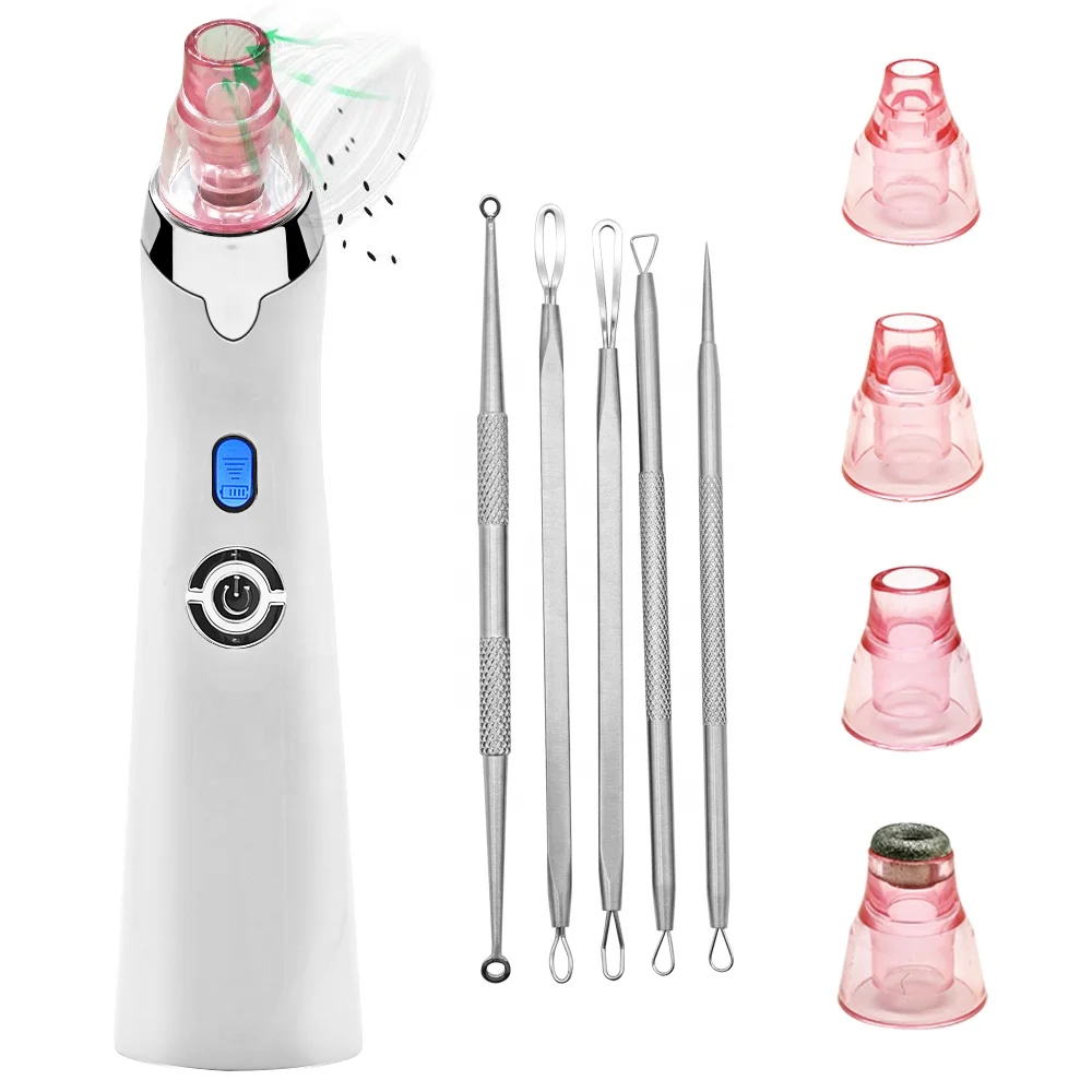 

Amazon Hot Selling USB Electric Blackhead Remover Vacuum, Pink, blue