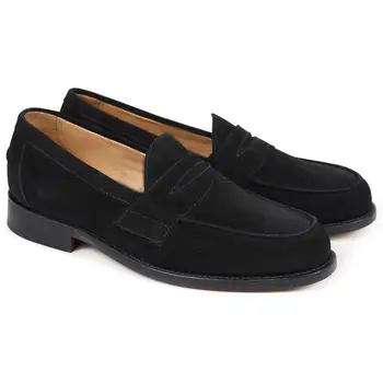 mens dress shoes black suede