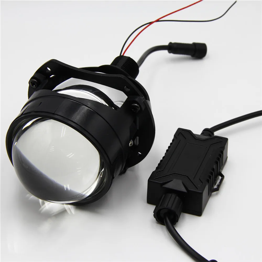 

factory supply  2.5 inch Bi LED Projector Lens Hi/Lo Beam Conversion Kit5500K 9600LM Headlight Fog Lamp Universal Use