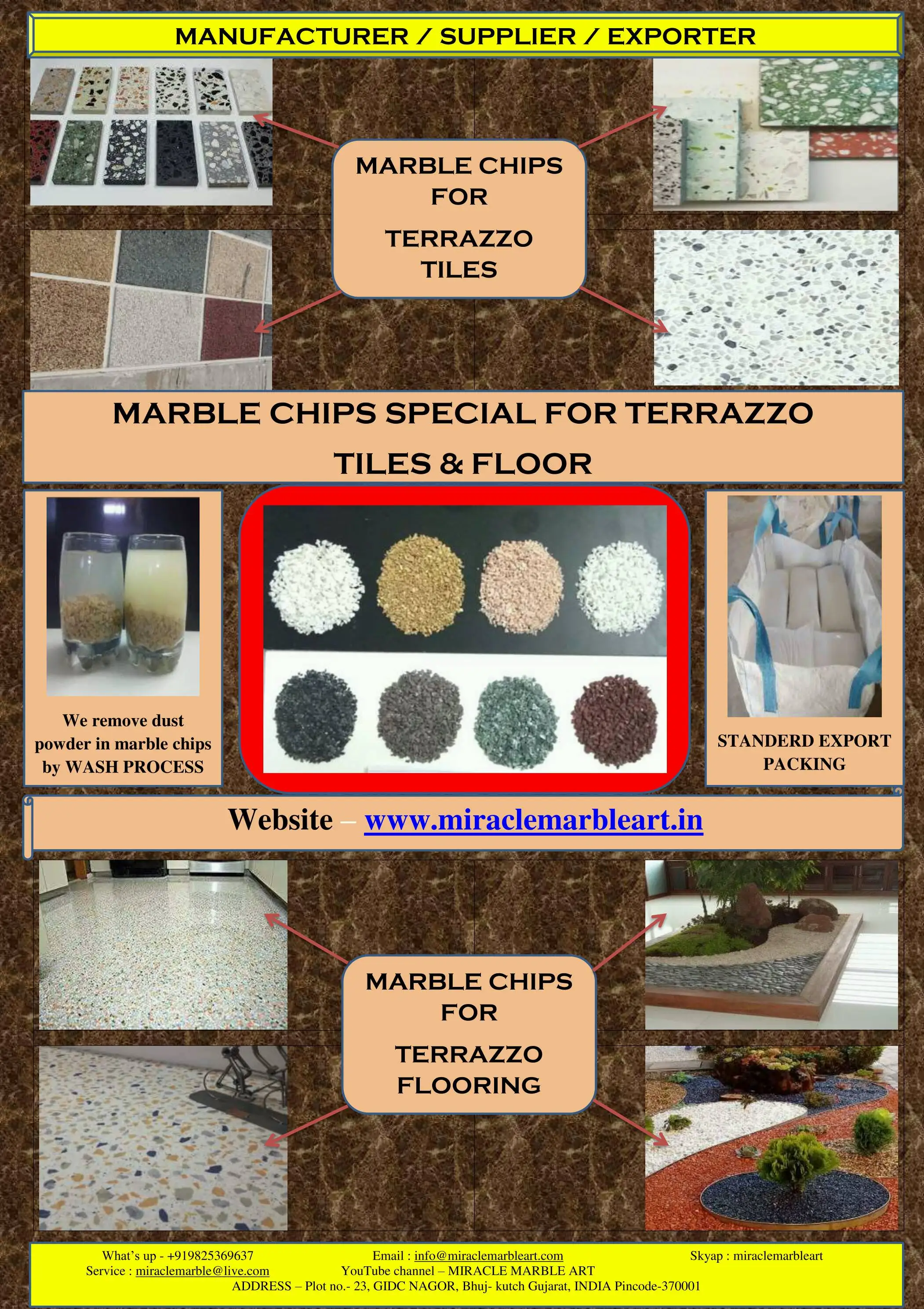 terazzo floor and tiles