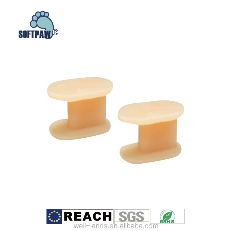 
Taiwan Gel silicone toe spreaders For Bunion, Overlapping Toes and Drift Pain Pads skin friendly 
