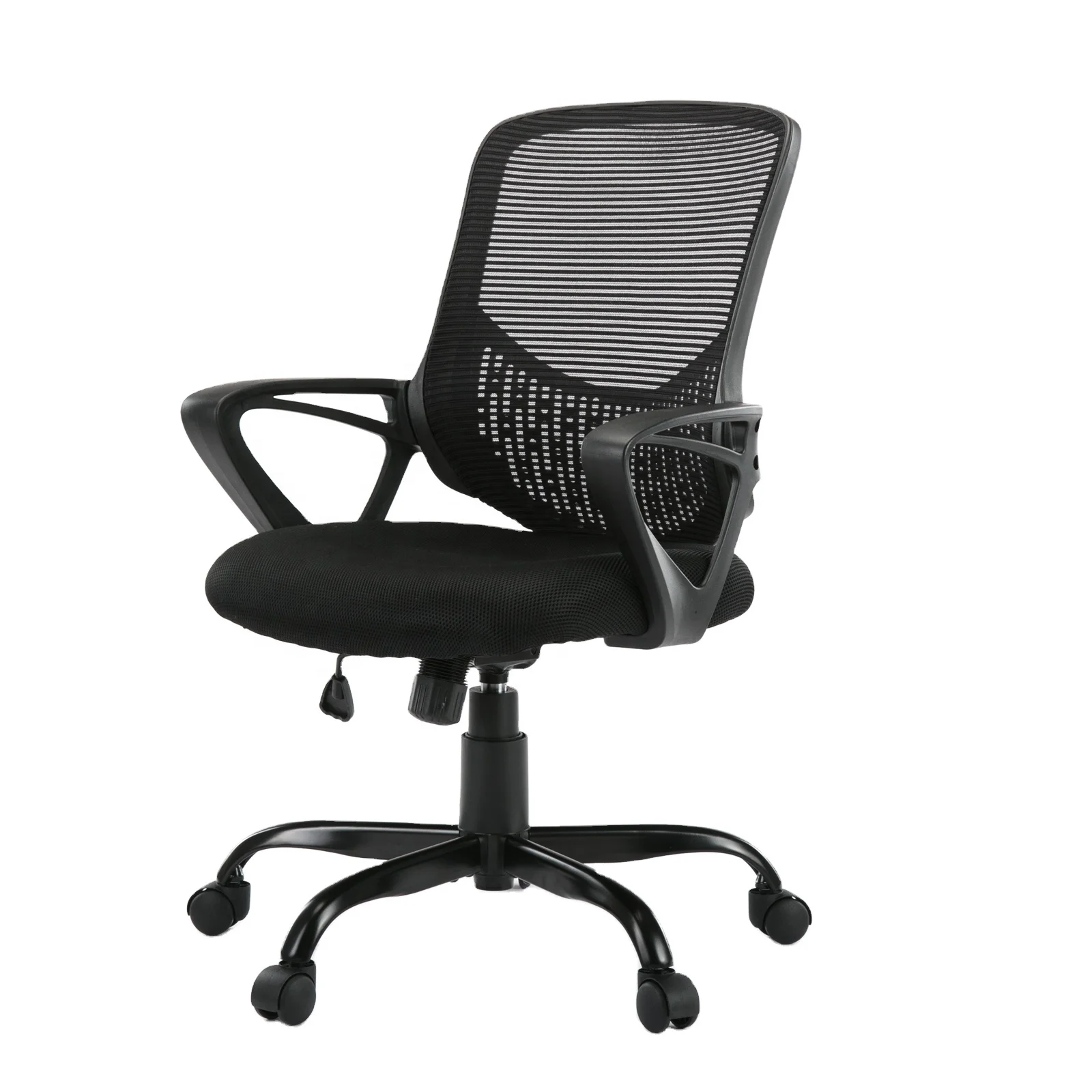 

USA Stock Free shipping Mid Back Mesh Computer Chair Adjustable Swivel Ergonomic Task Chair Black