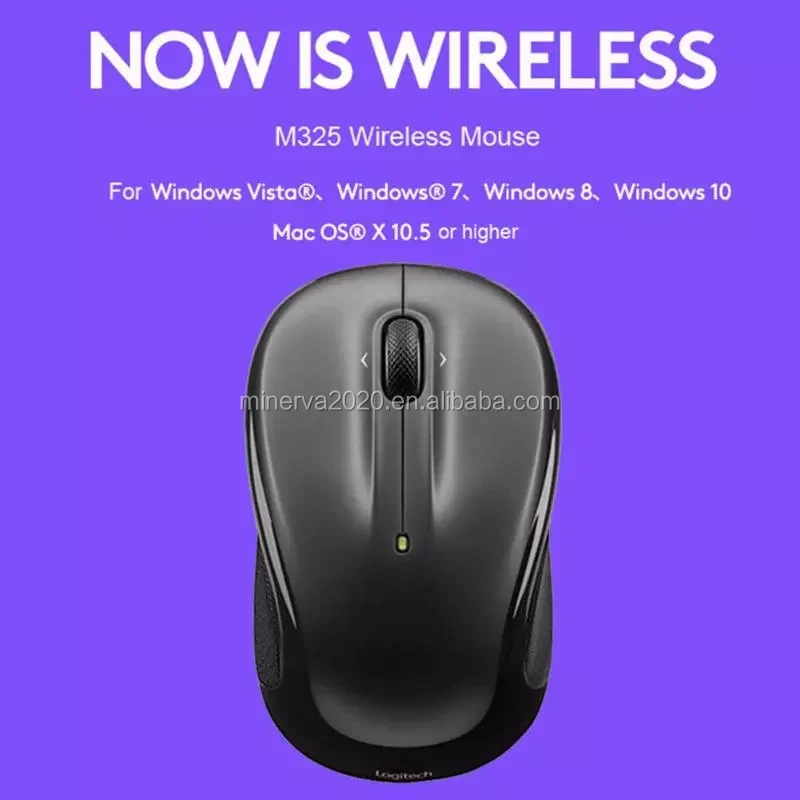Logitech M325 Wireless Cordless Mouse Mice Computer Ghz Ergonomic Gaming Mouse With Usb Unifying Receiver For Computer - Buy Logitech Mouse Wireless,Wireless Cordless Mouse Mice,Usb 1000dpi 2.4ghz Unifying Optical Mouse Computer