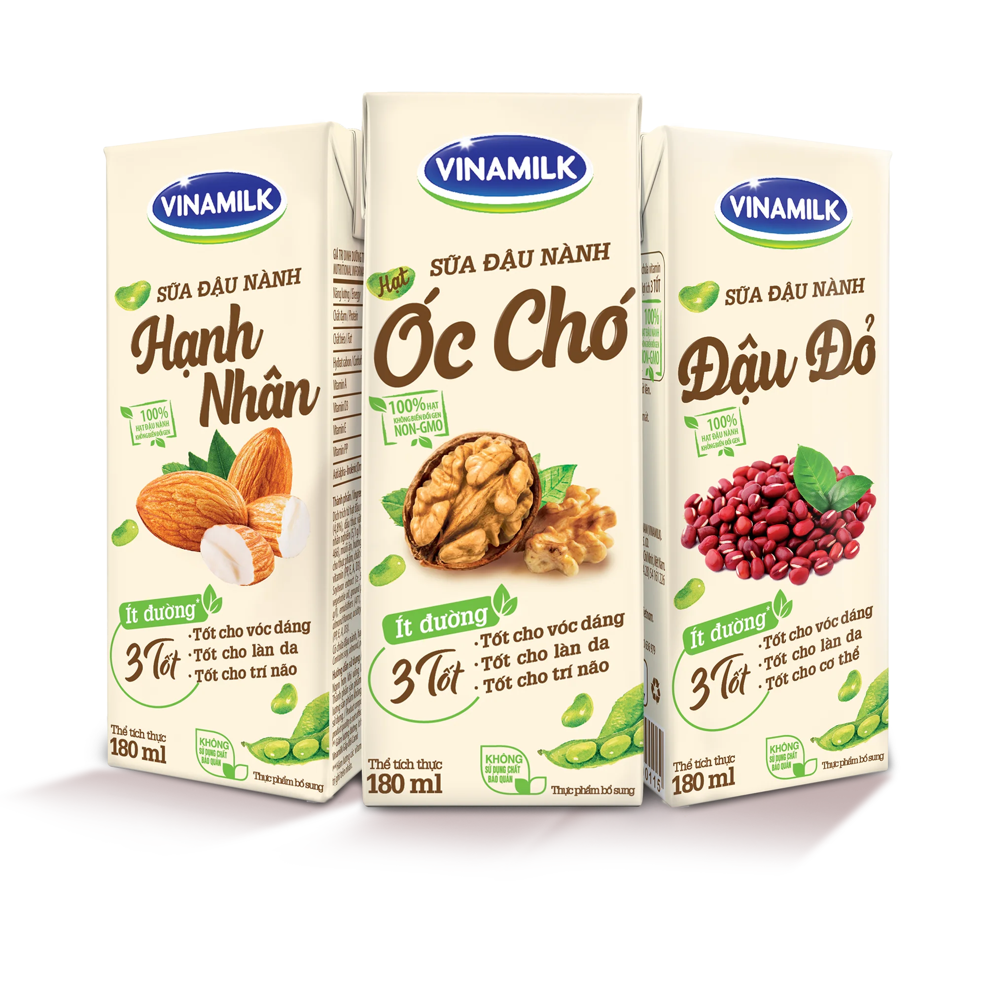 
Soy Milk - Vinamilk - Almond Flavor - Box 180ml 