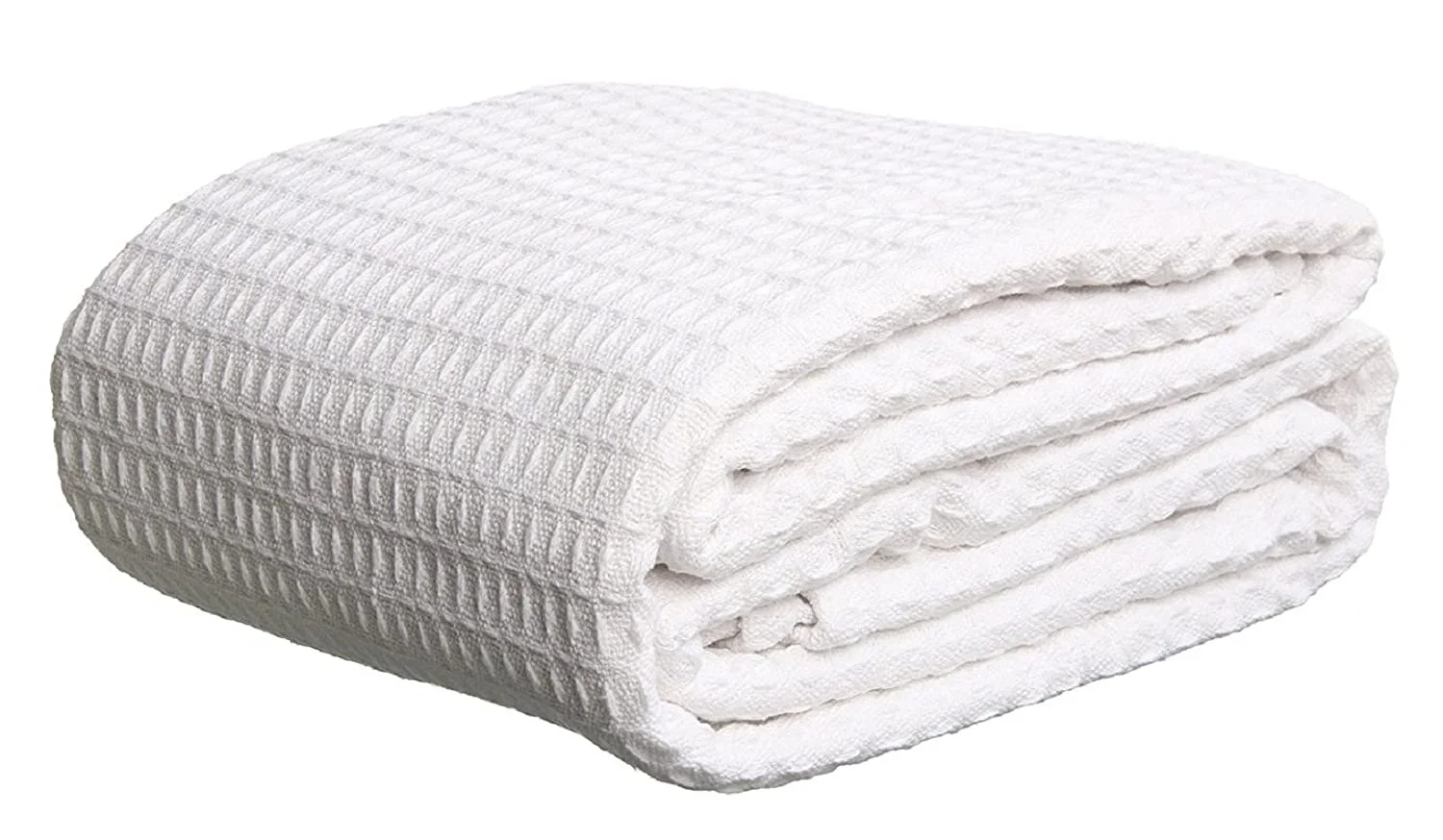 High Sales Good Quality Waffle Weave White Hospital Blankets 100