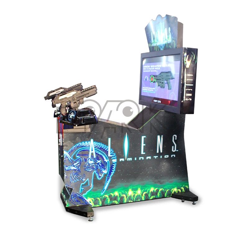 

High Quality Exciting Simulator Coin Operated Kids Indoor Aliens Time Crisis 4 Arcade Shooting Game Machine