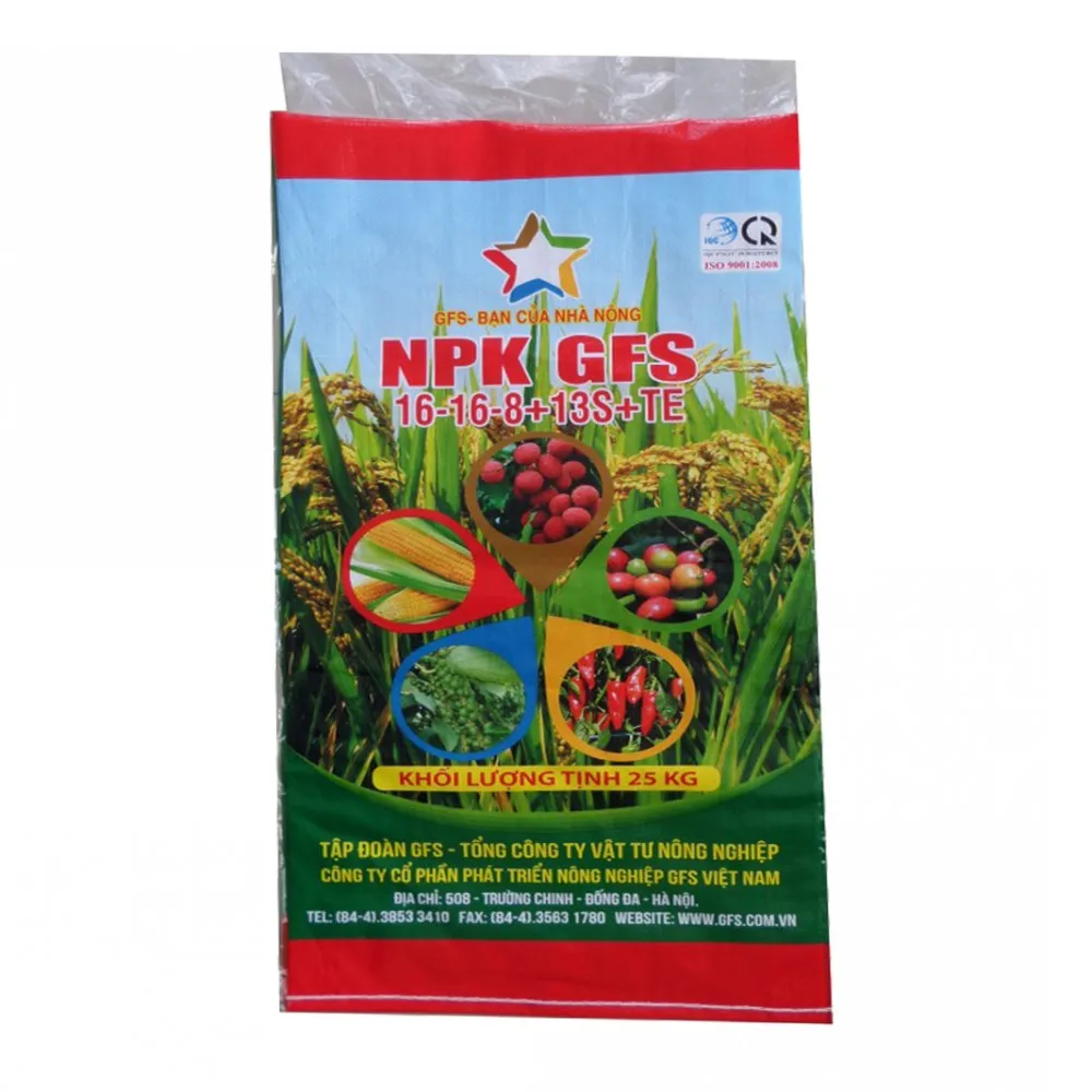 
Custom printed promotional plastic woven polypropylene feed bag 