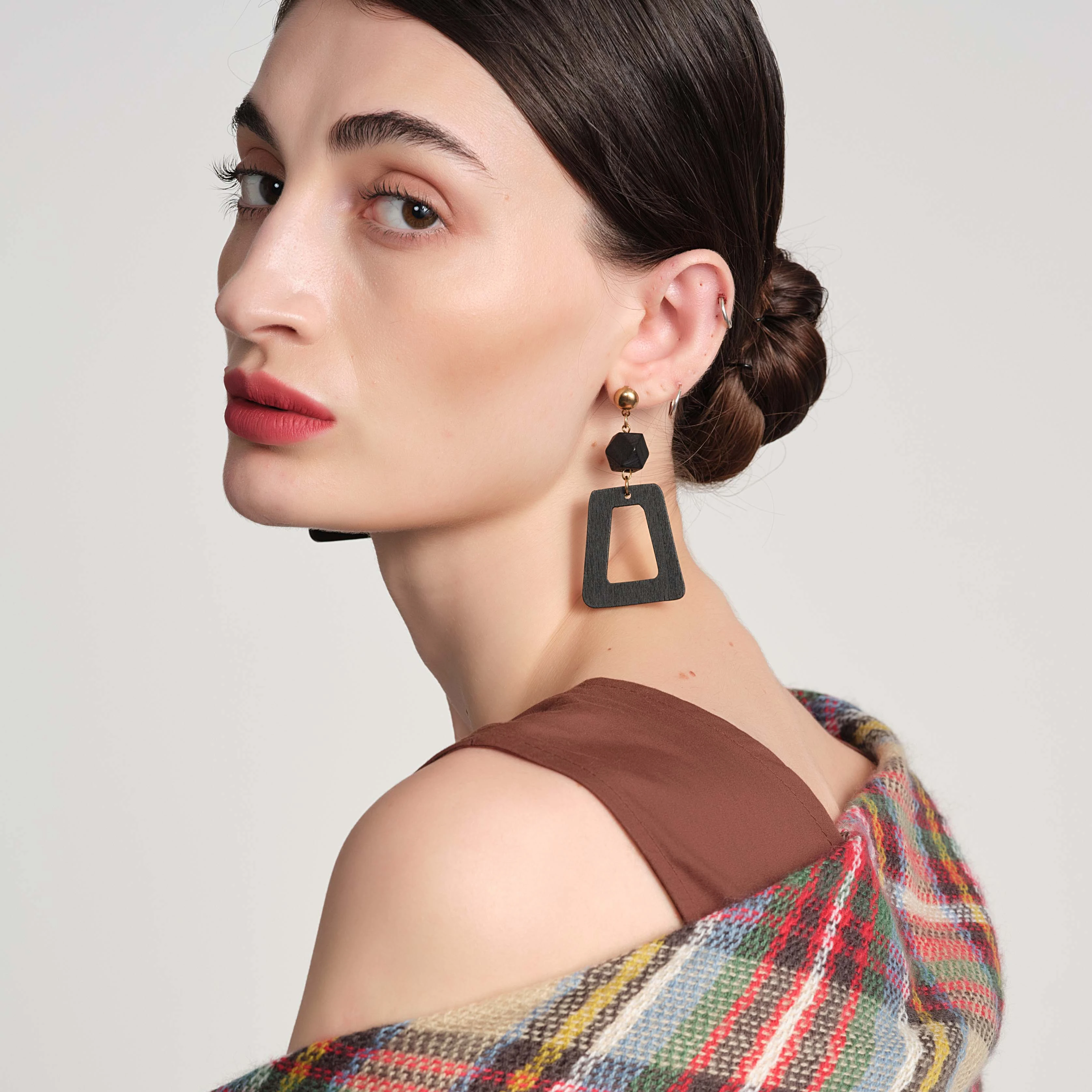 

Titanium Plated Boho Trapezoid Earrings Wooden Pendant Earrings for Women 2022 in multi colors - Magic Matters