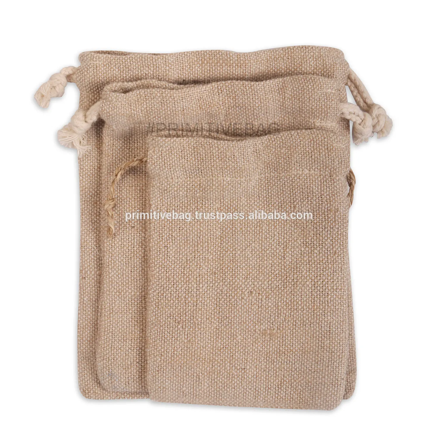 Eco Friendly Wedding Favour Bags Hessian Reusable Handmade In UK With Twine Ties