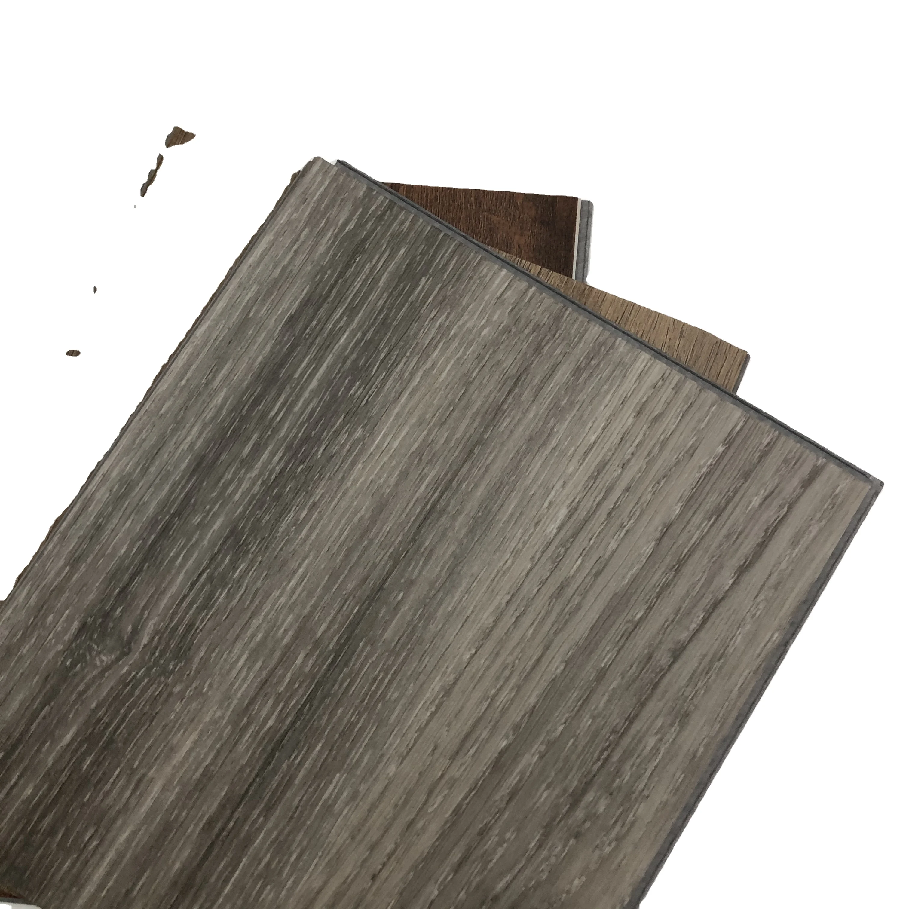 

High End SPC Flooring Interlocking Light Grey Luxury Vinyl Plank Waterproof Anti-Stain