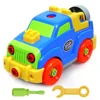 Take Apart Toys Car Assembly Jeep Stem Learning Building Engineer Toys with Tools Gift for Kids Toddlers Boys Girls