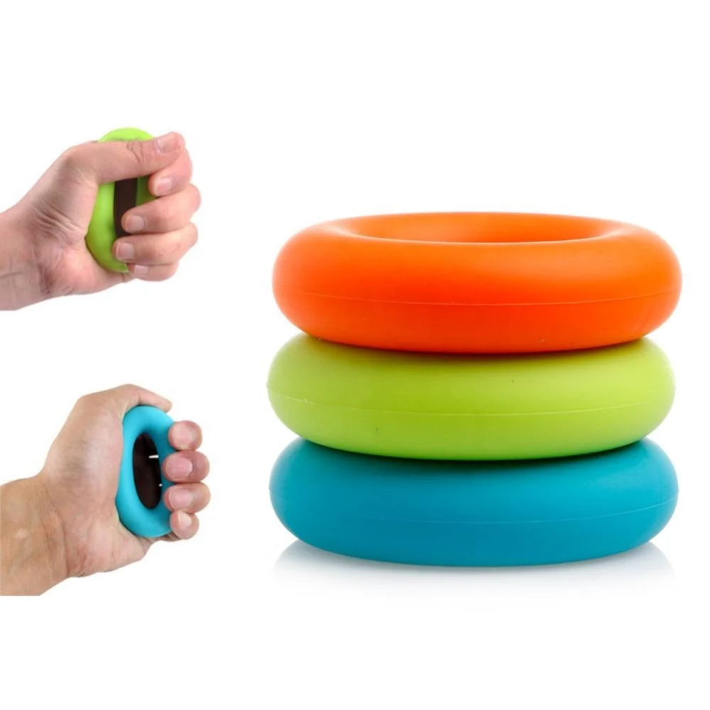 

DLSEALS Silicone hand grip ring hand exercise, Colors, accept custom