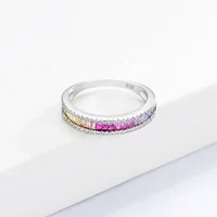 

Latest Engagement Jewelry 925 Sterling Silver with Gold Plating Finger Bead Ring with 5A Zircon