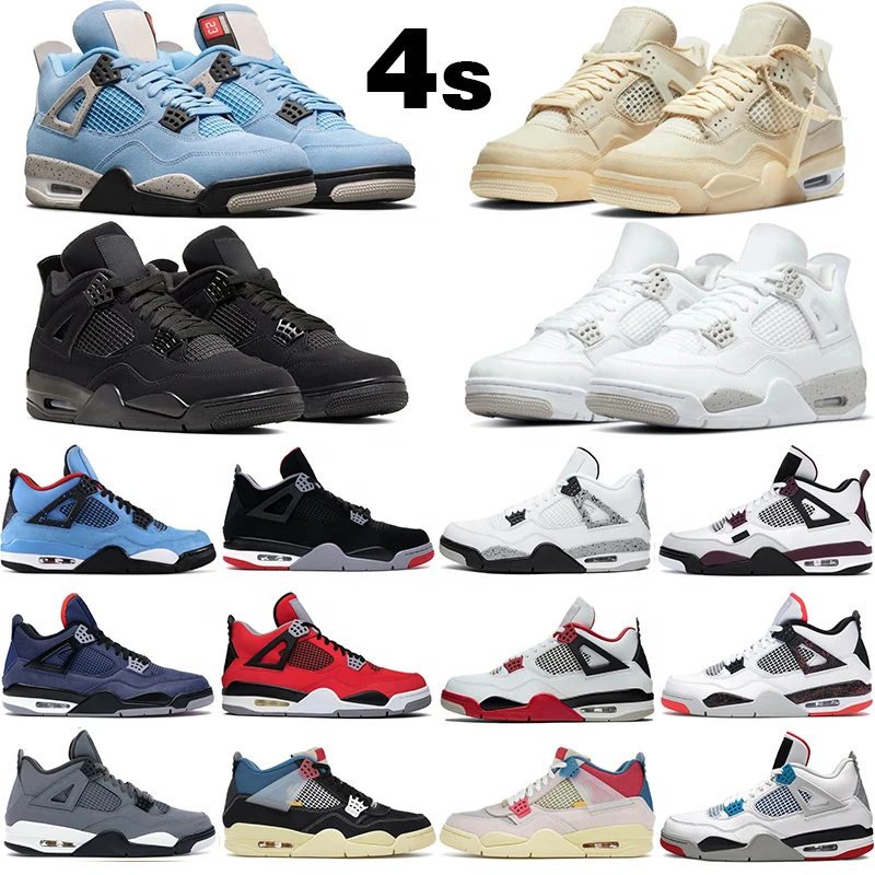 

2021 High Quality Air Brands Shoes AJ 4 Outdoor Basketball shoes Sneakers chaussures de basketball shoes