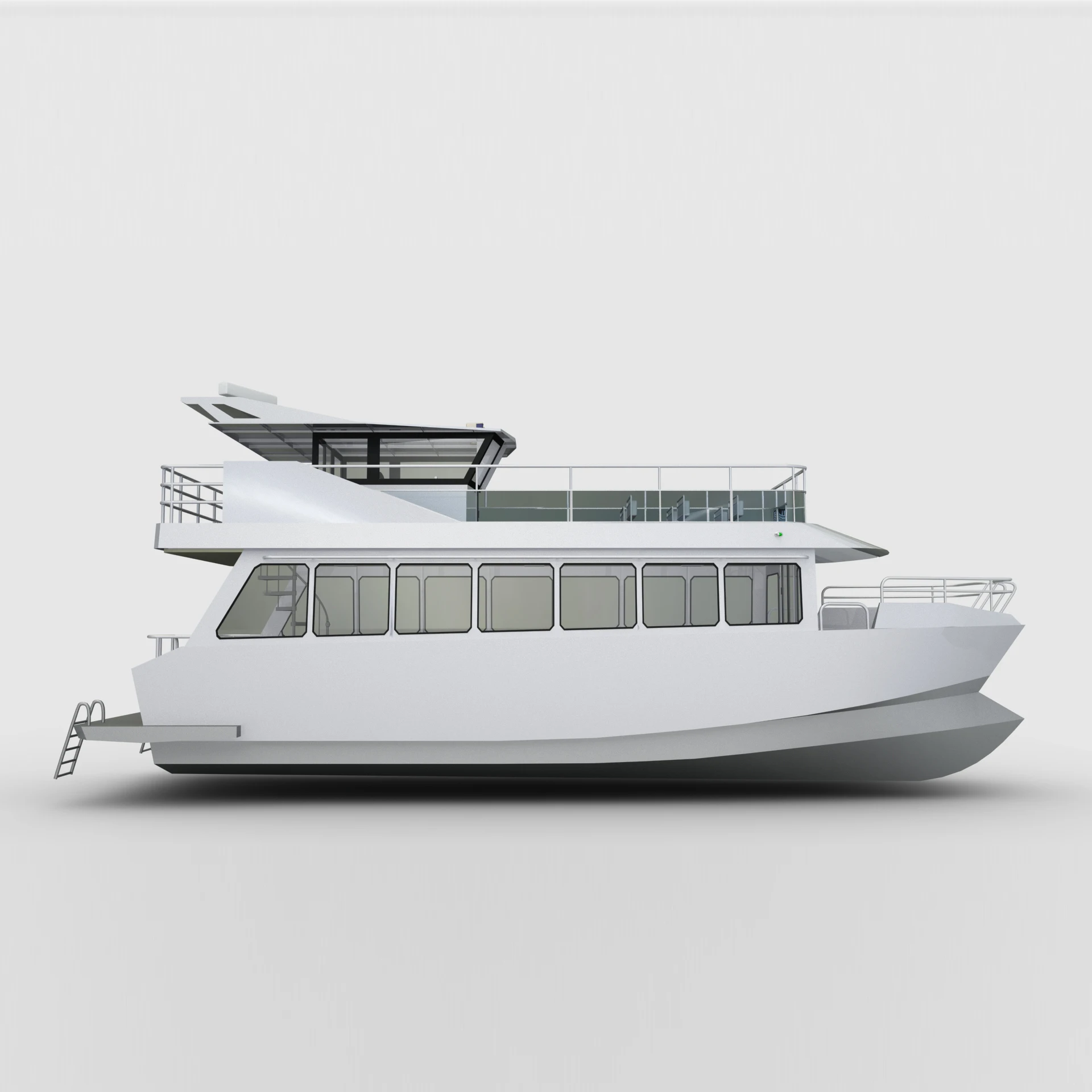 

ALLSEA 15m ce approved aluminum catamaran passenger ocean boat with outboard ship yacht for sale
