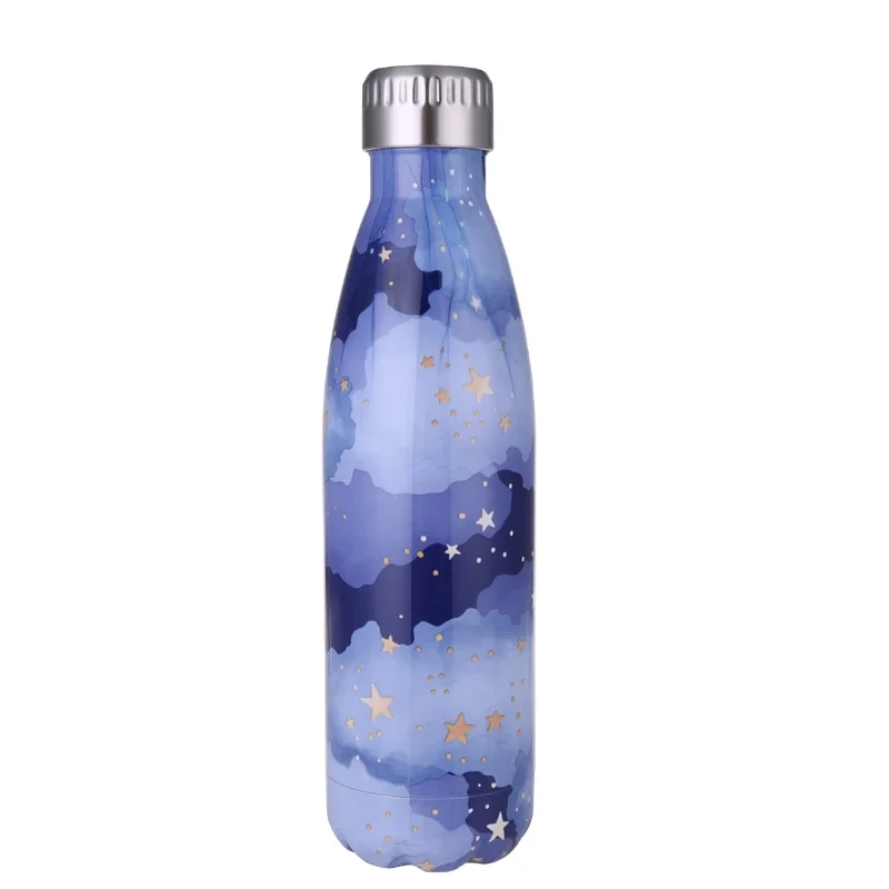 

Portable thermal travel cup hiking lid beer stainless steel water bottle custom double walled vacuum flask sports outdoor