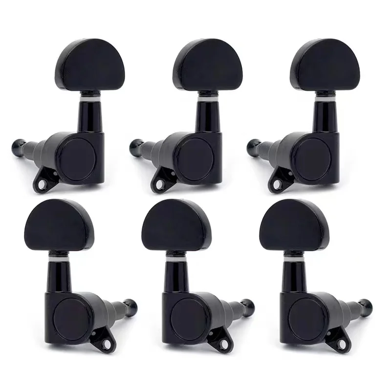 

6pcs per 1 set Guitar Tuning Pegs black for guitarra Stringed Instruments Parts & Accessories