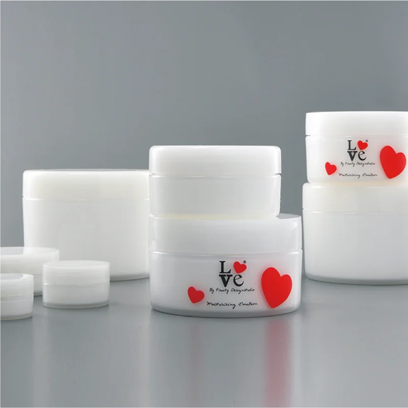 
10ml sample round PP plastic white cosmetic cream jar 